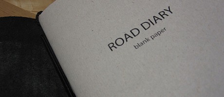 Road Diary Black — blank paper тетрадь